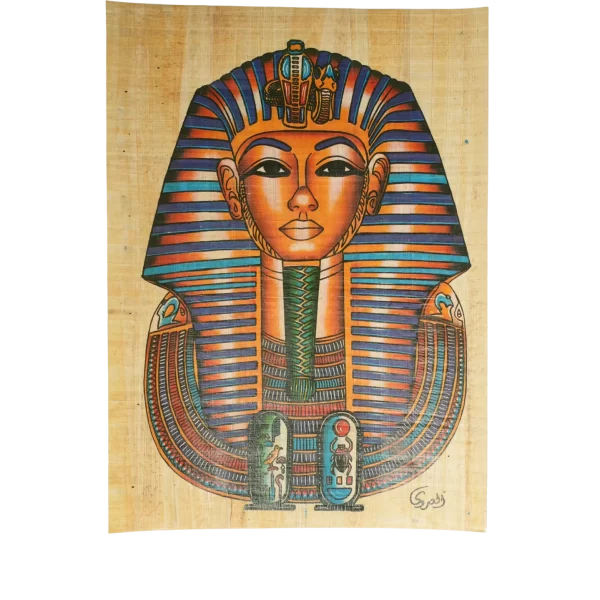 Tutankhamun Papyrus Art