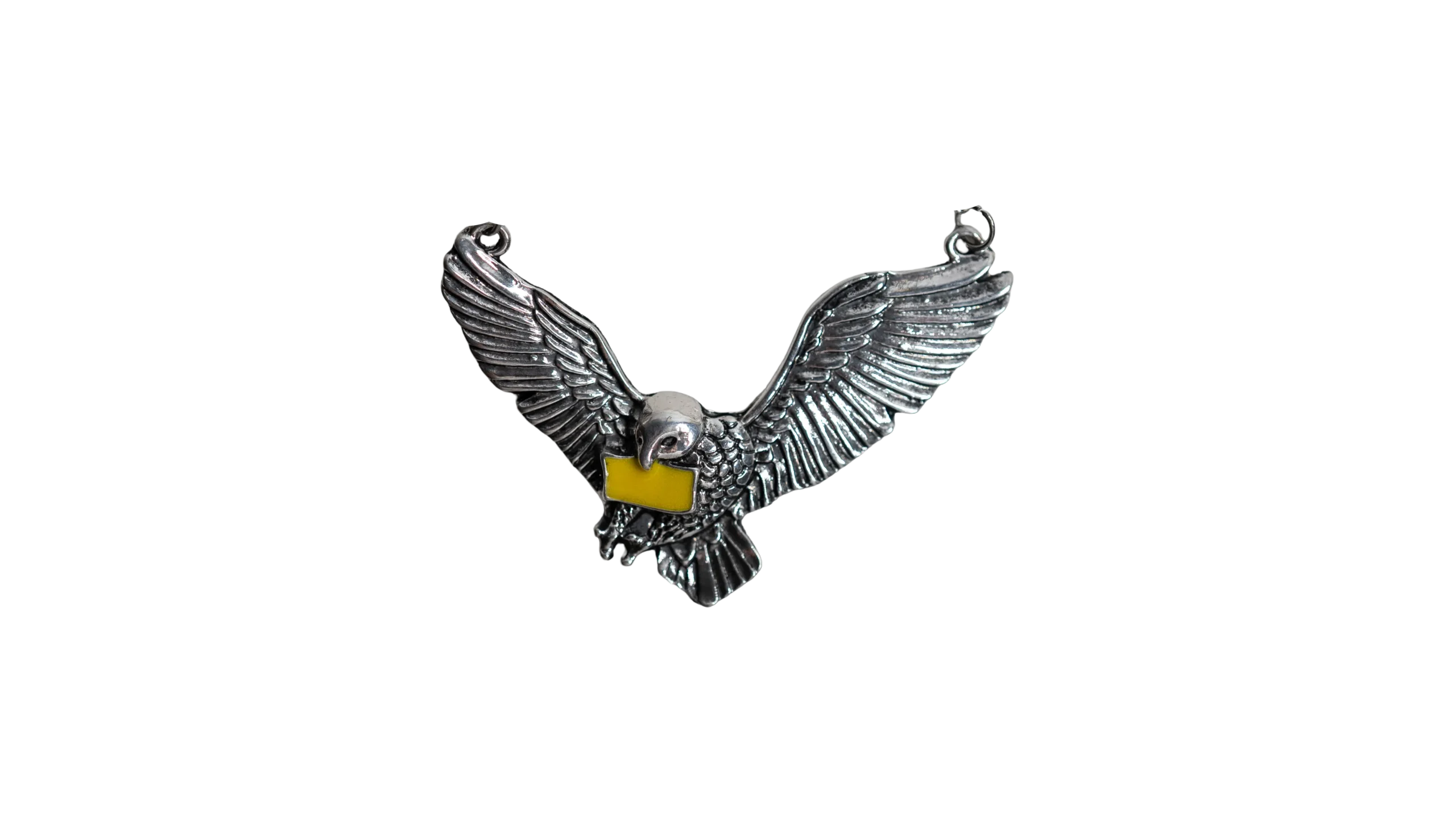DSC01210 Messenger Eagle Pendant Necklace - Image 1