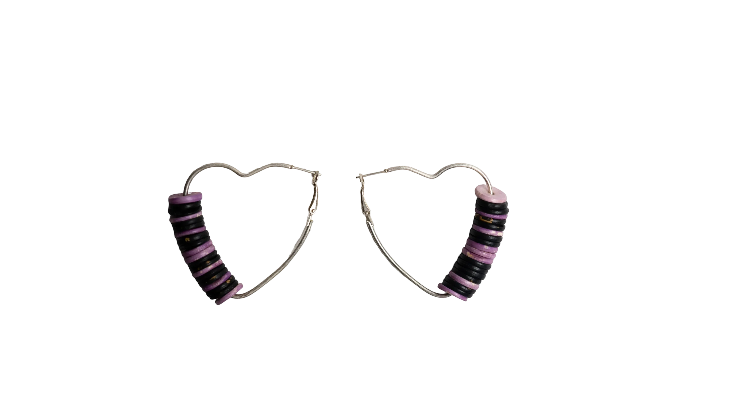 DSC01421 Heart Stacks Earrings - Image 1