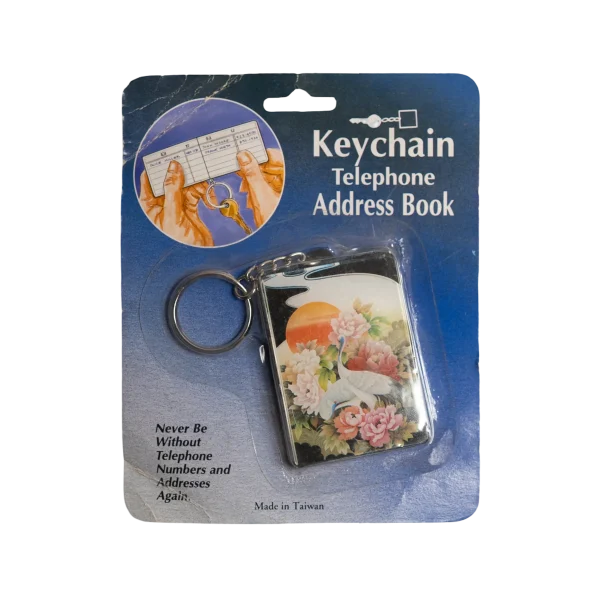 Telephone Address Book Keychain