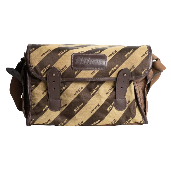 Nikon Tan and Brown Camera Shoulder Bag