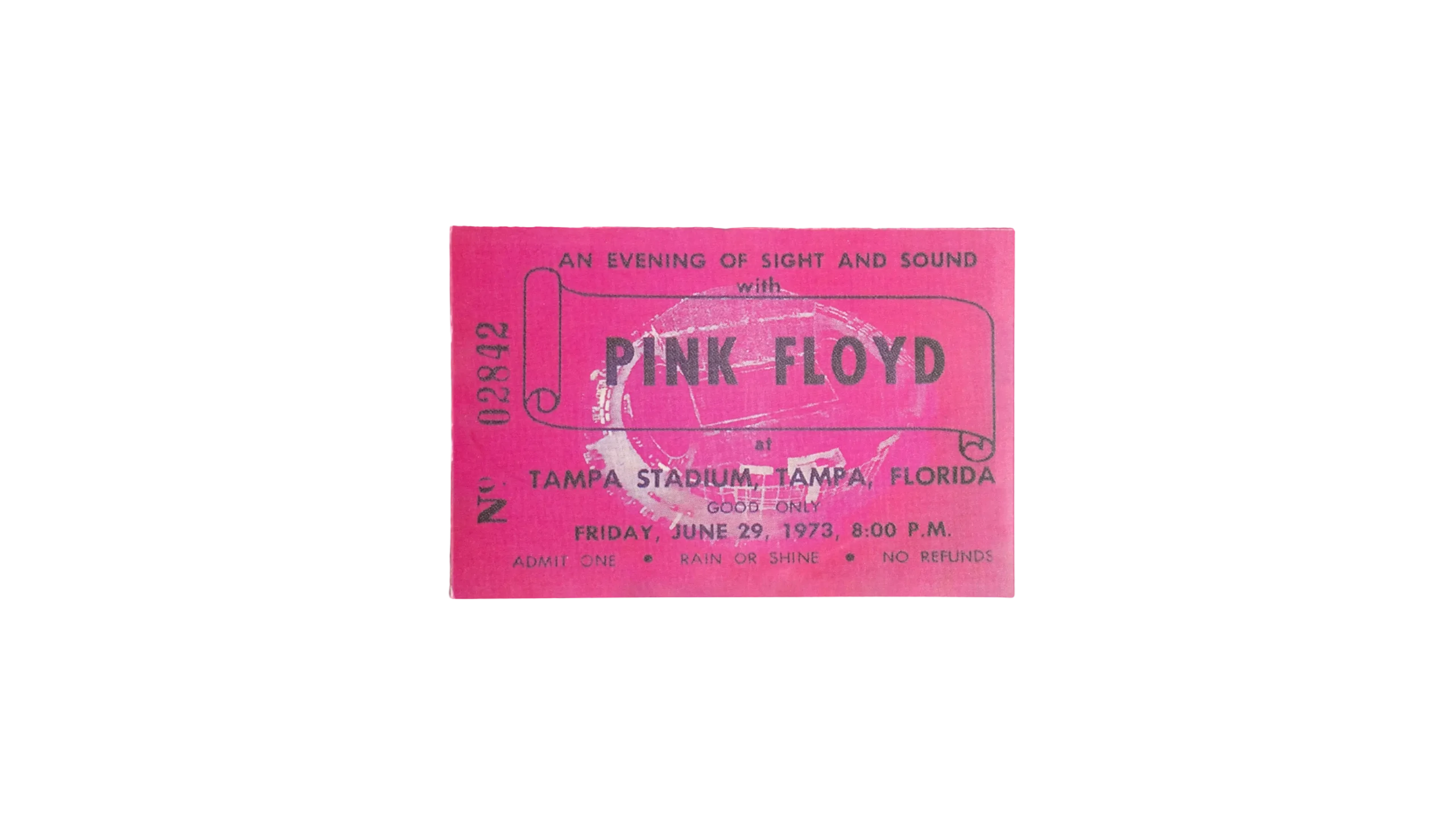 DSC04575 1973 Pink Floyd Concert Replica ticket - Image 1