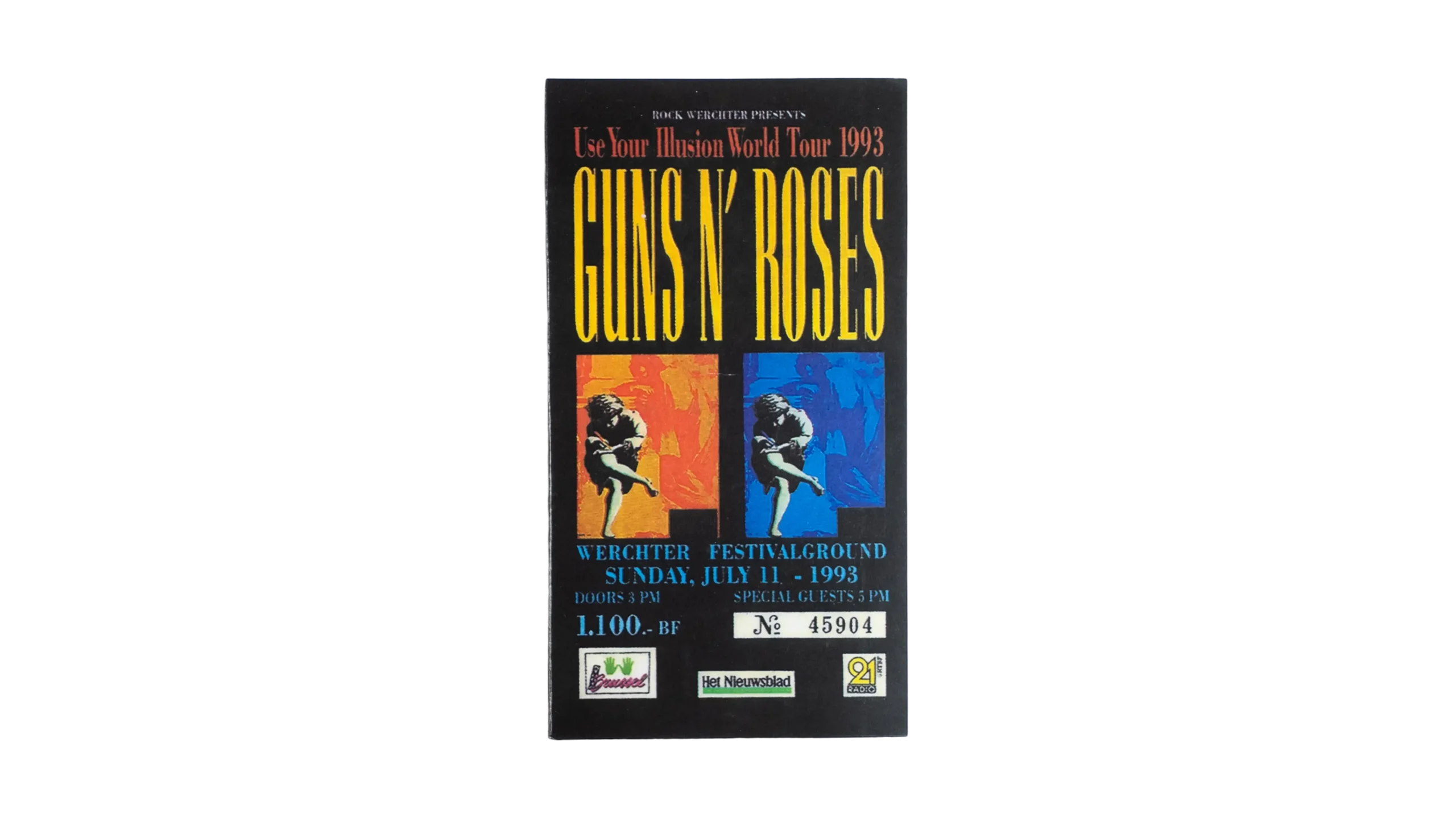 DSC04582 1993 Guns N' Roses Concert Ticket - Image 1