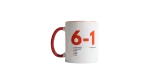 6-1 Derby Match Mug