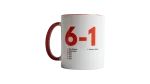 6-1 Derby Match Mug - Image 2