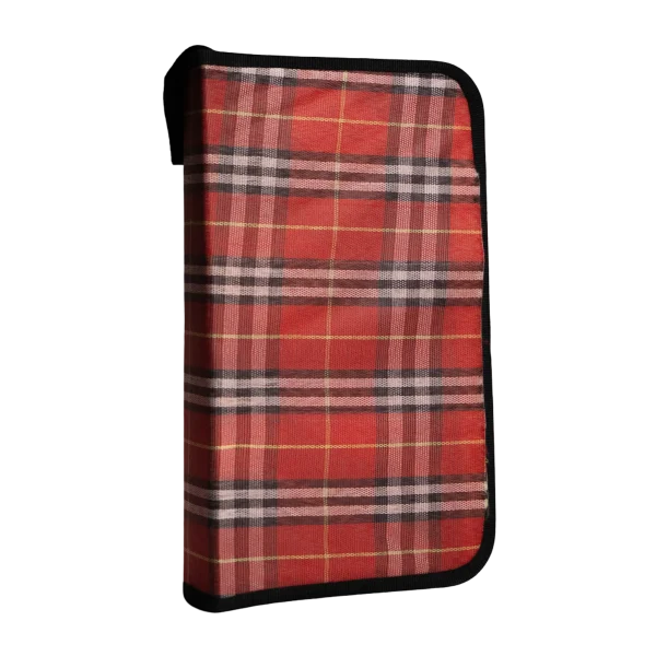 CD Case Tartan Pattern