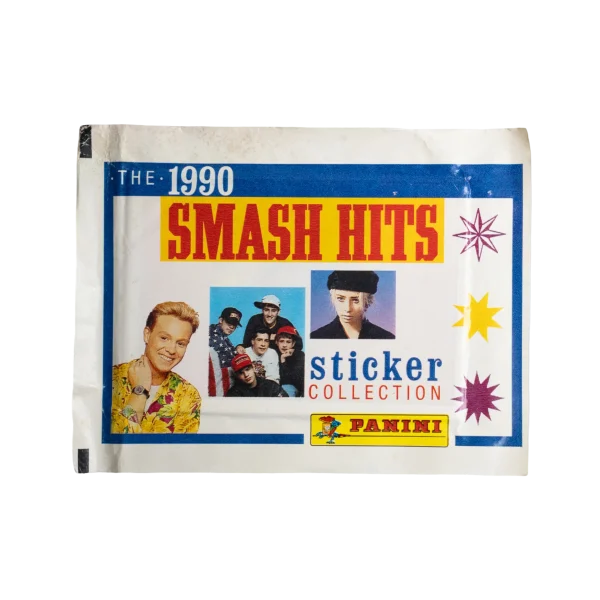 The 1990 Smash Hits Panini Sticker Pack