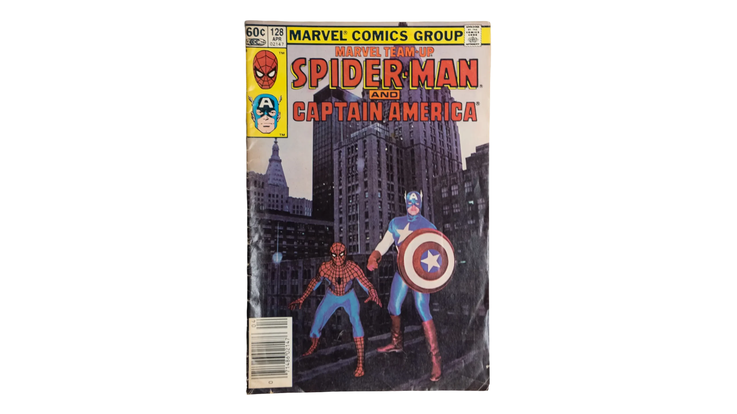 DSC05648 Spider-Man & Captain America #128 Comic - Marvel Team-Up - Image 1