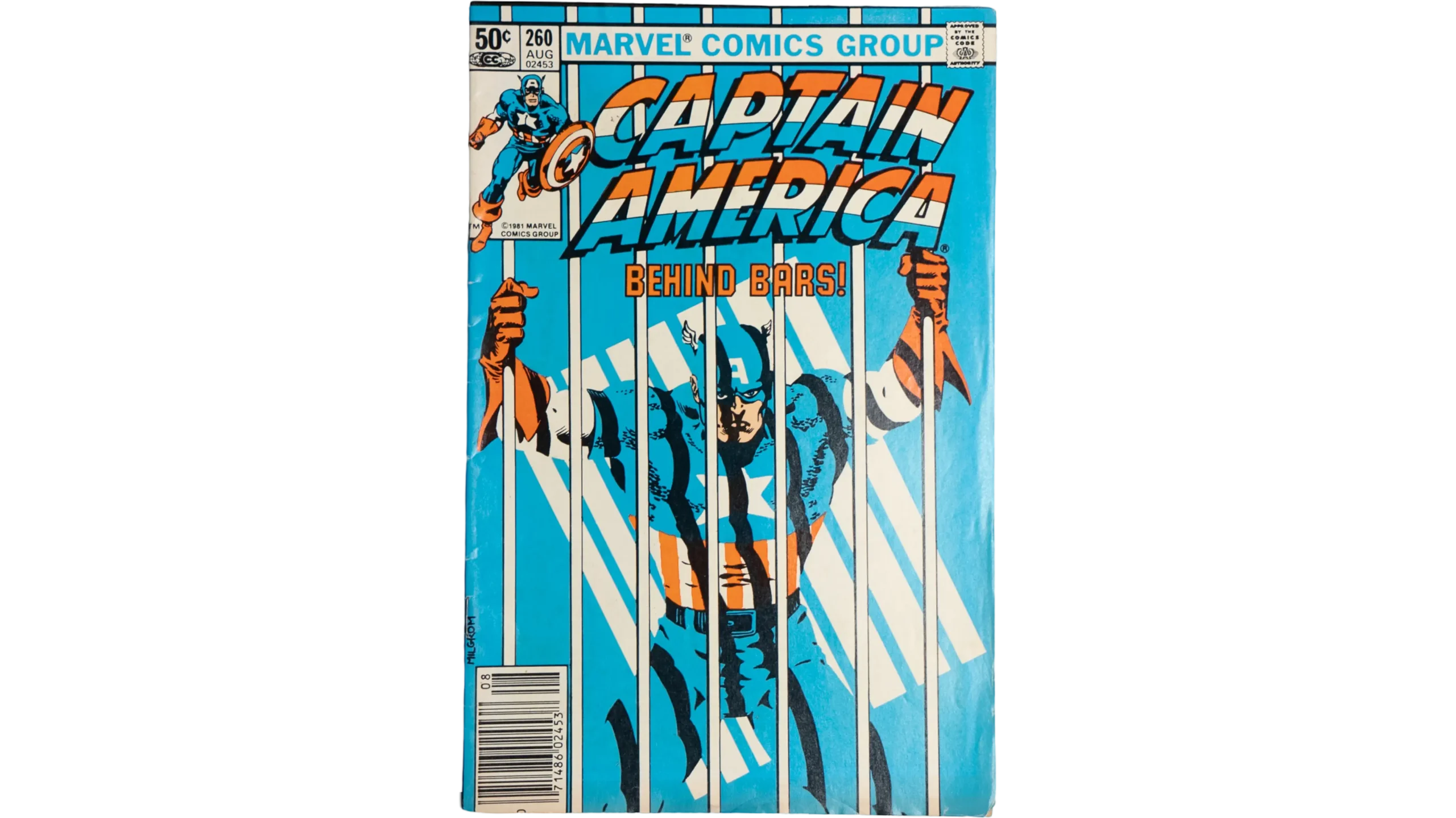 DSC05682 Captain America Comic #260 - 1981 - Image 1