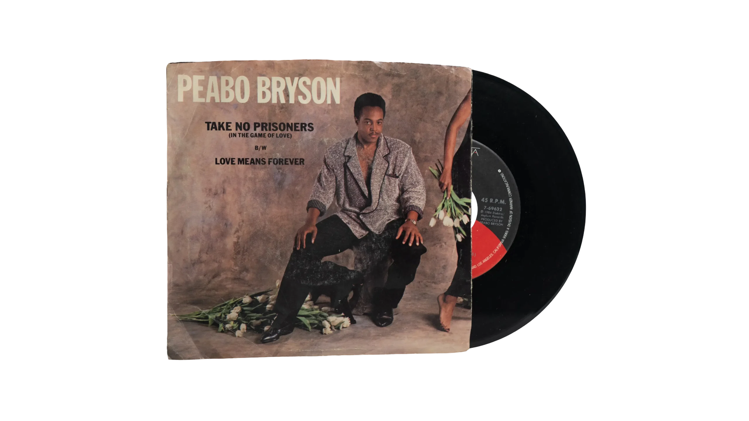 DSC07023-2 Peabo Bryson – Take No Prisoners – 7″ Vinyl - Image 1
