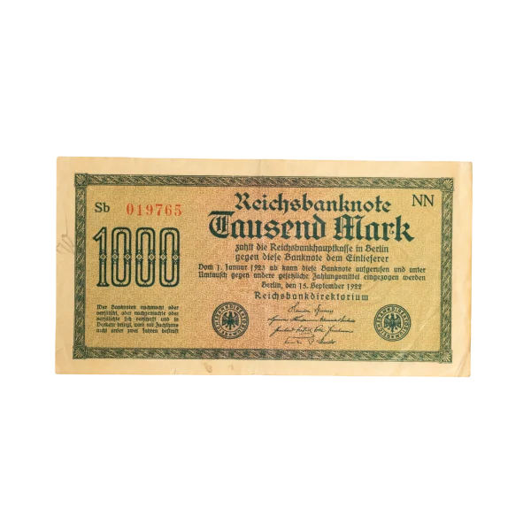 Germany 1000 Mark 1922