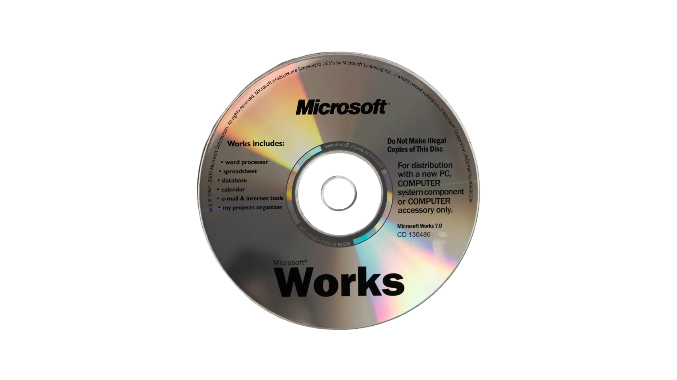 DSC08054 Microsoft Works 7.0 CD-ROM - Image 1