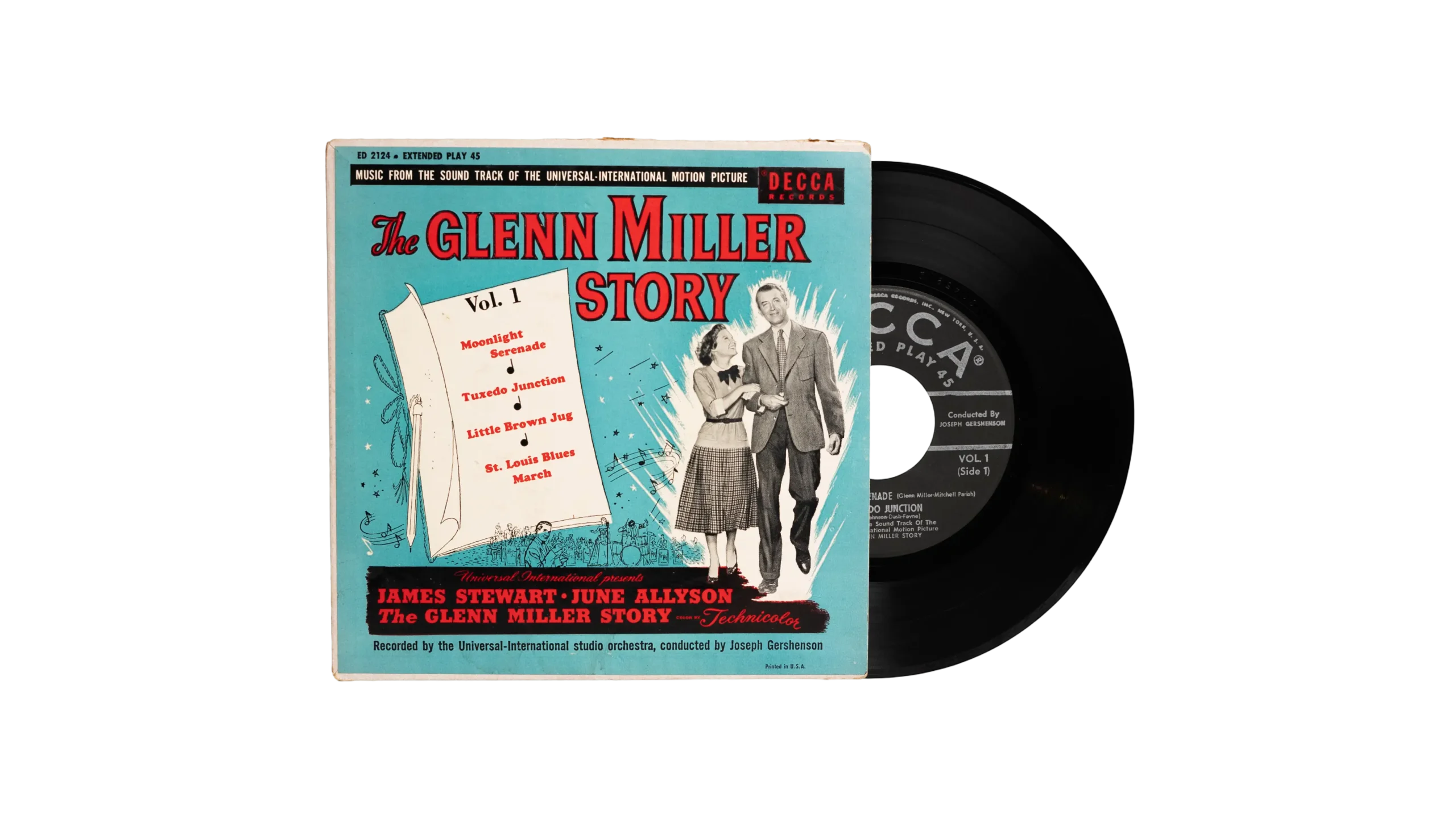 DSC08105 The Glenn Miller Story Movie Soundtrack Vinyl - Image 1