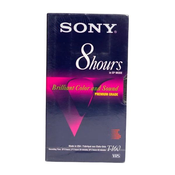 Sony T-160 Premium Grade VHS