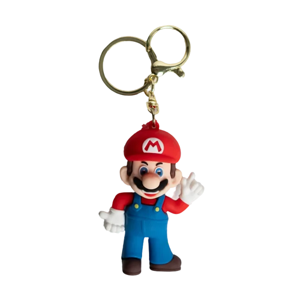 Super Mario Silicone Keychain