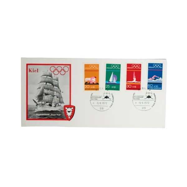 1972 Munich Summer Olympics Stamps