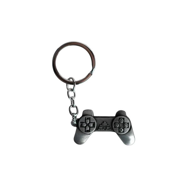 PS Controller Metal Keychain