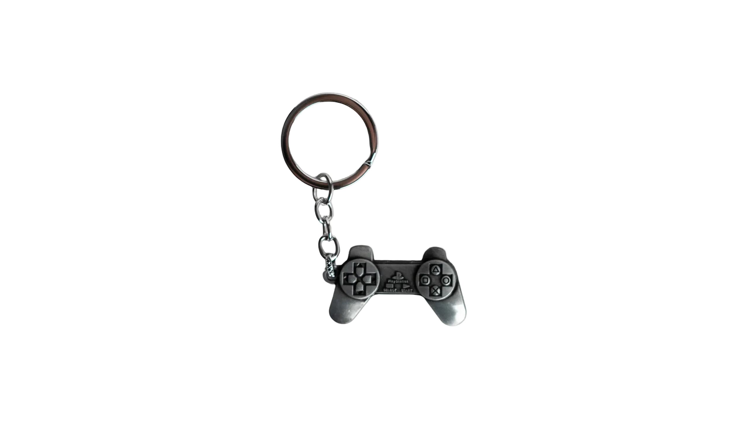 DSC08635 PS Controller Metal Keychain - Image 1