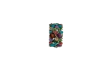 Floral Gemstone Cuff Bracelet - Image 5