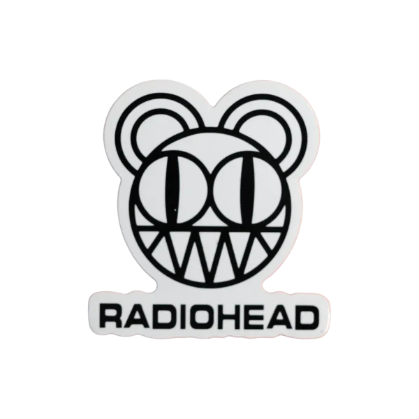 Radiohead Modified Bear Sticker