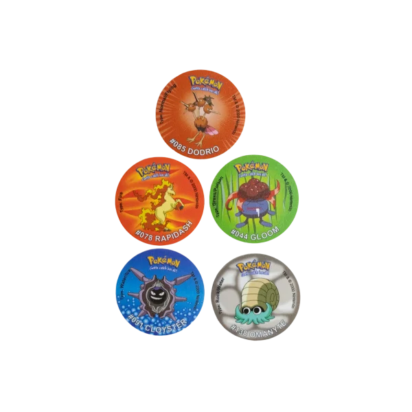 5 Pokémon Tazos