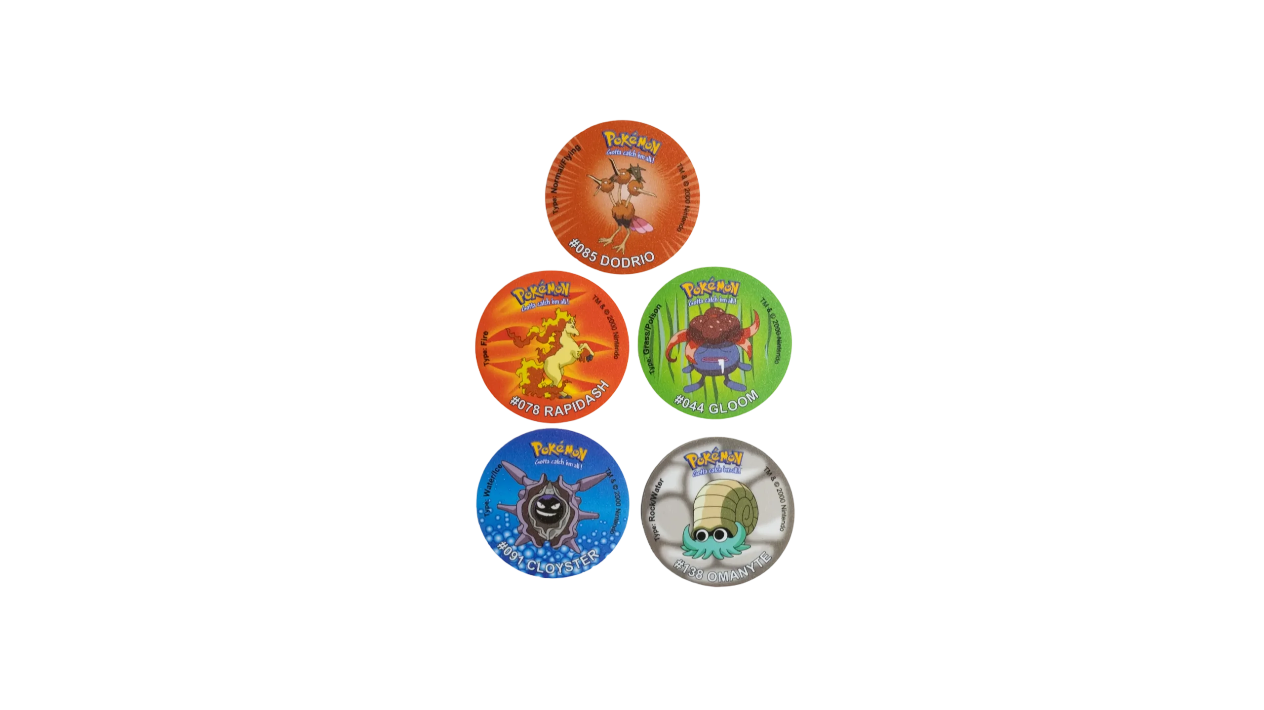 DSC03579 5 Pokémon Tazos - Image 1