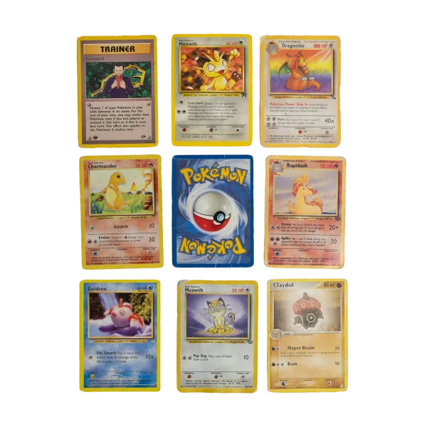 9 Pokémon Cards