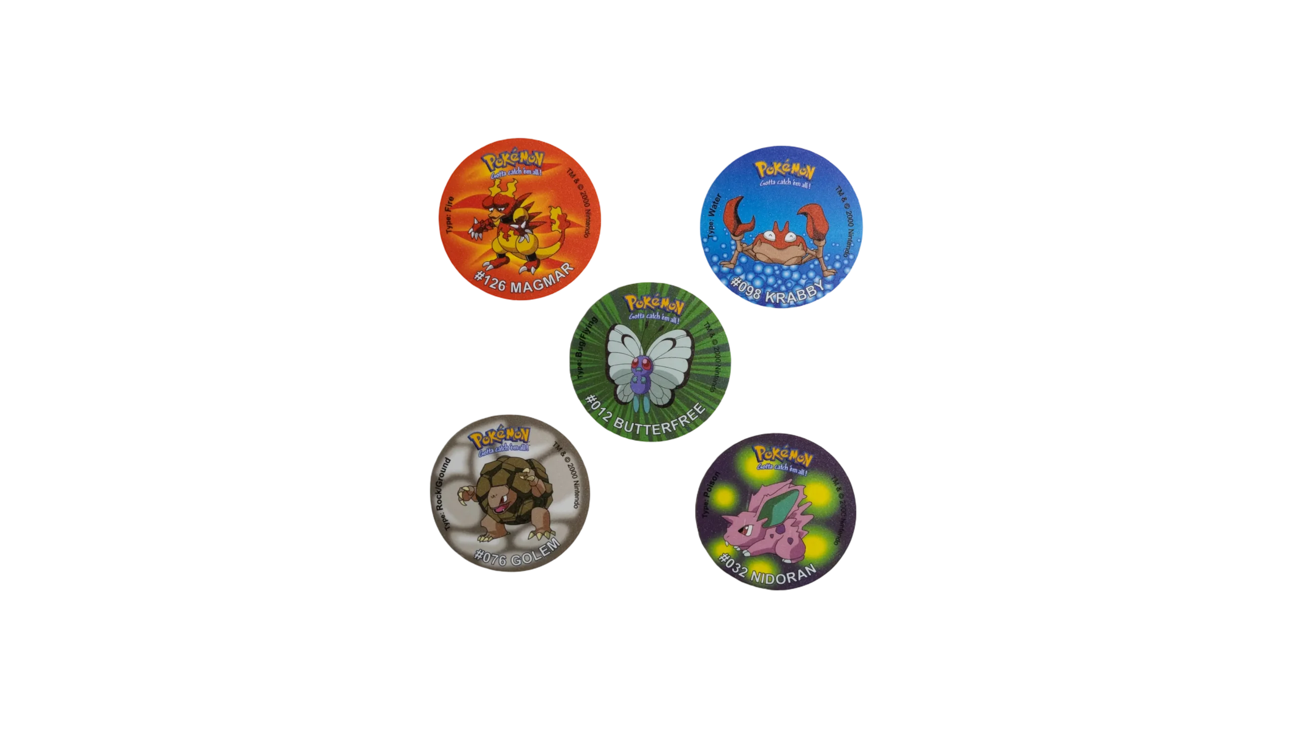 DSC03593 5 Pokémon Tazos - Image 1