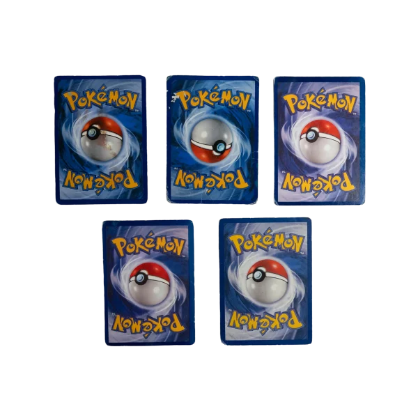 5 Pokémon Cards