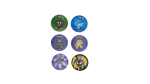 6 Pokémon Tazos - Image 4