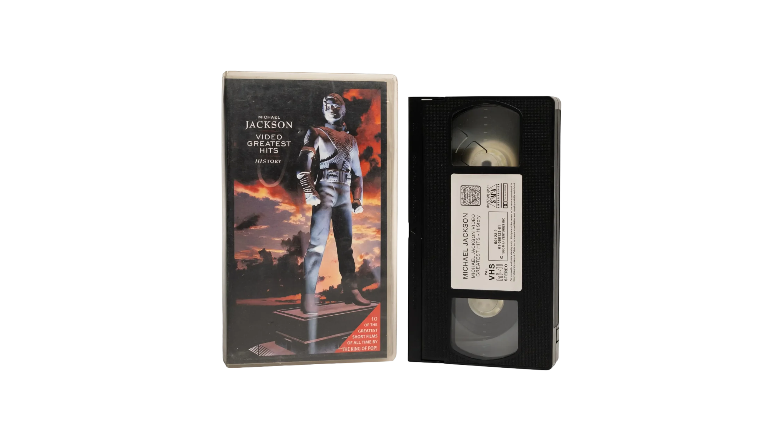 DSC04212 Michael Jackson Video Greatest Hits History VHS - Image 1
