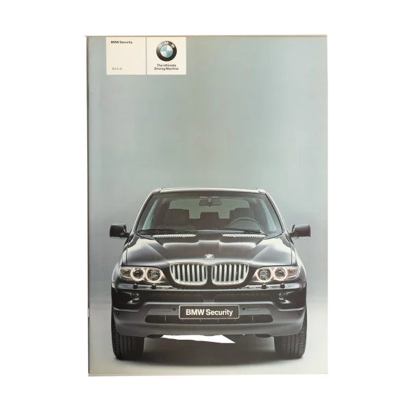 BMW X5 Security 2004 Brochure