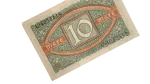 1920 Germany 10 Mark Reichsbanknote - Image 8