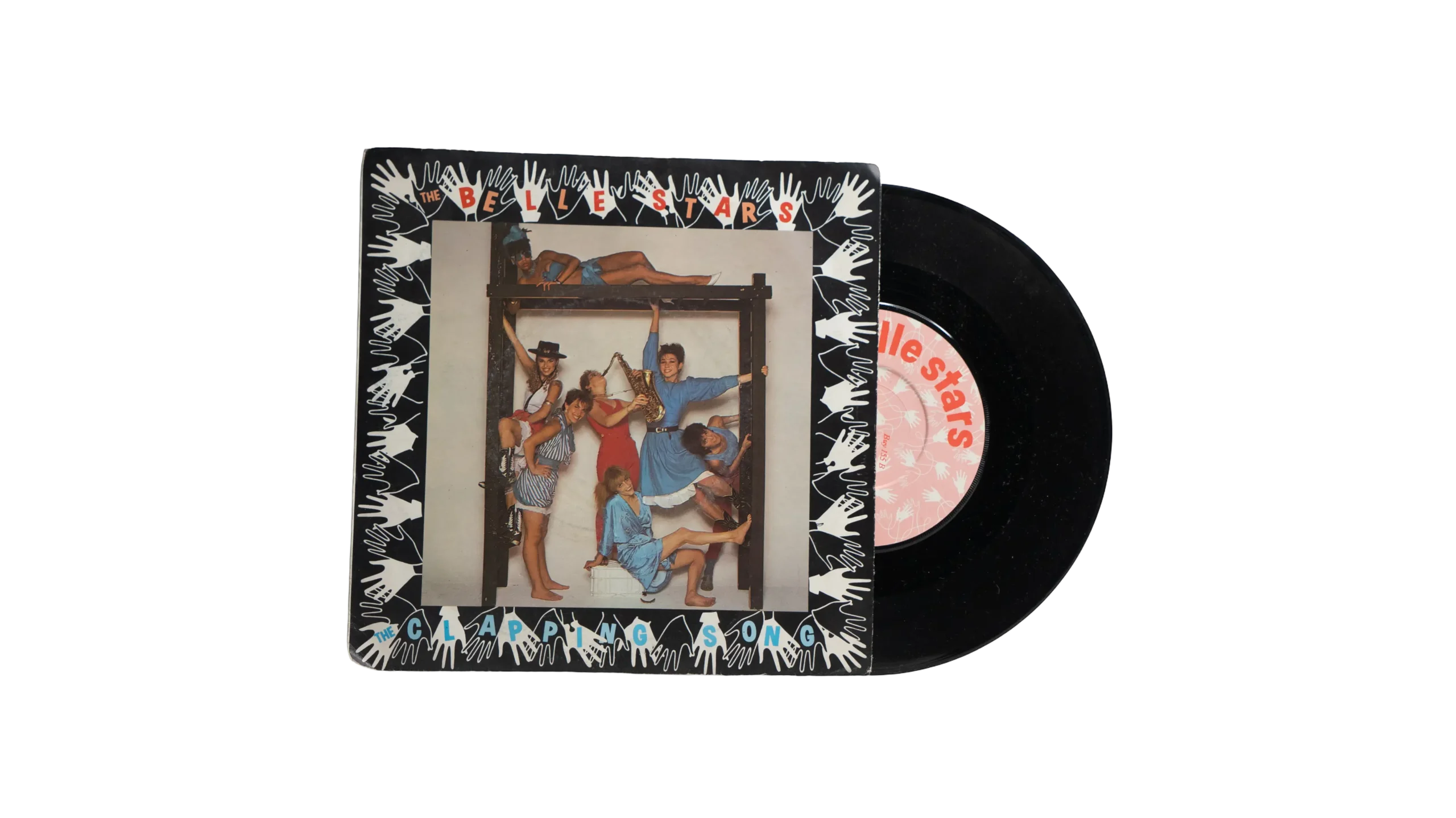 DSC07010-2 The Belle Stars – The Clapping Song 7" Vinyl - Image 1