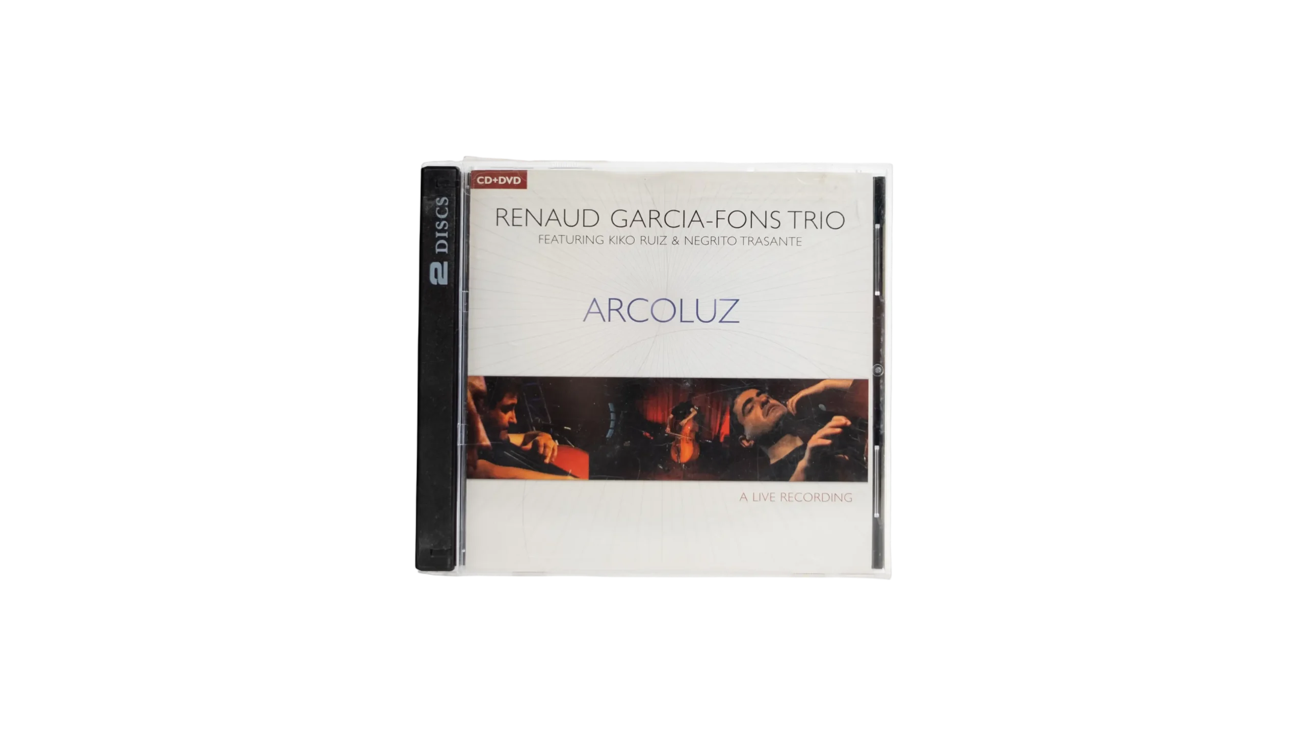 DSC09670 Renaud Garcia-Fons Trio – Arcoluz Music CD - Image 1