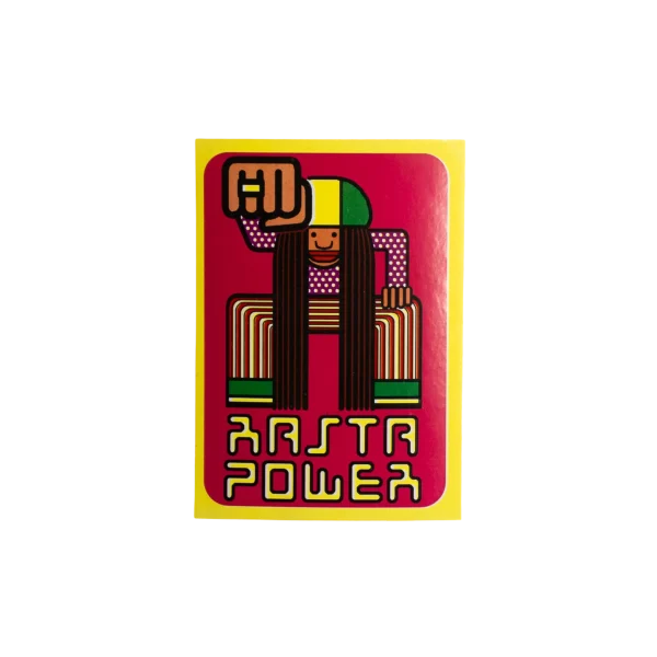 Rasta Power Panini Sticker