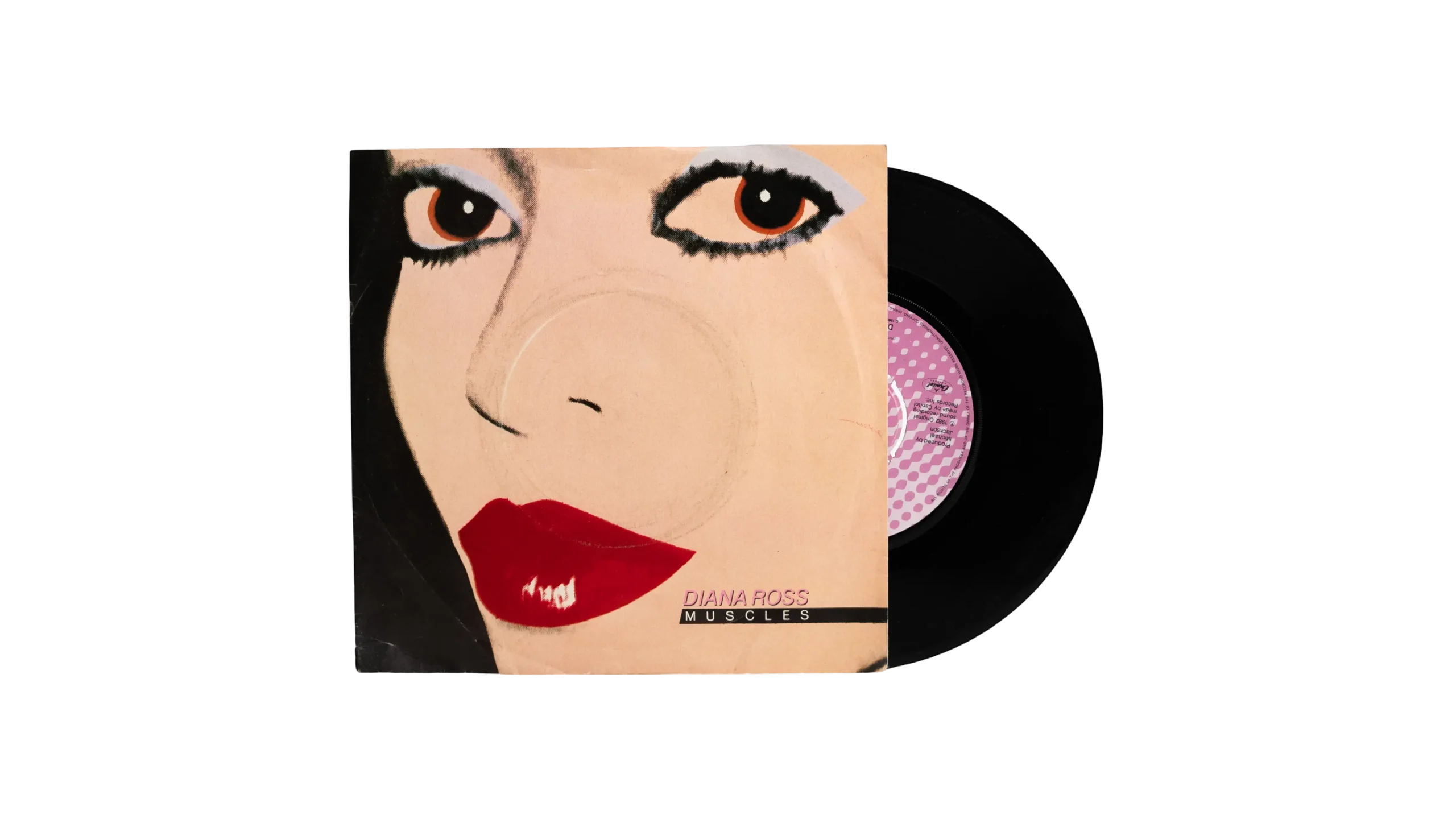 DSC01546 Diana Ross Muscles 7" Vinyl 1982 - Image 1