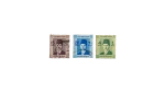 1930's Three Young King Farouk I stamps