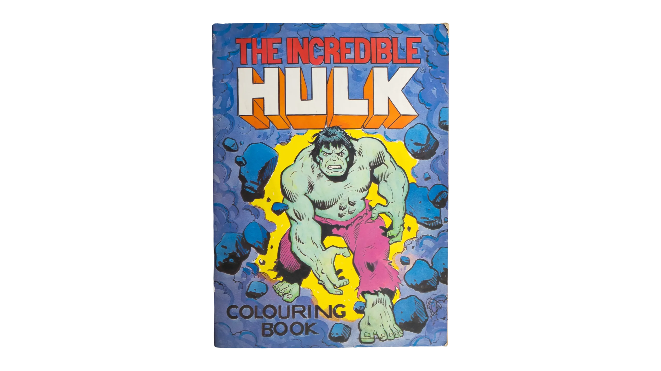 DSC02302 1980’s The Incredible Hulk Coloring Book - Image 1