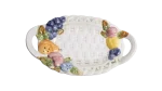 Basket Weave Ceramic Plate - Image 3