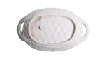 Basket Weave Ceramic Plate - Image 7