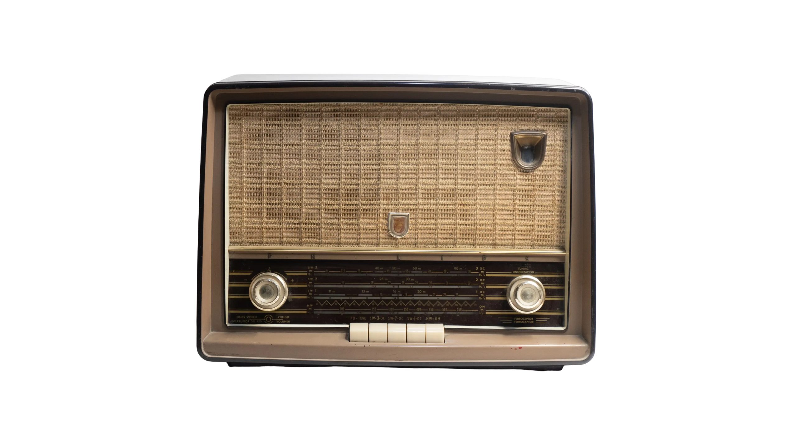 DSC08793 1950's Philips Tube Radio - Image 1