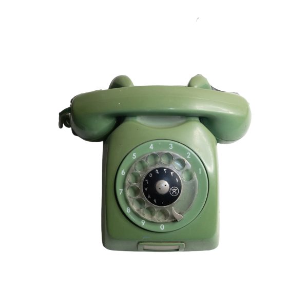 Green Rotary Dial Phone