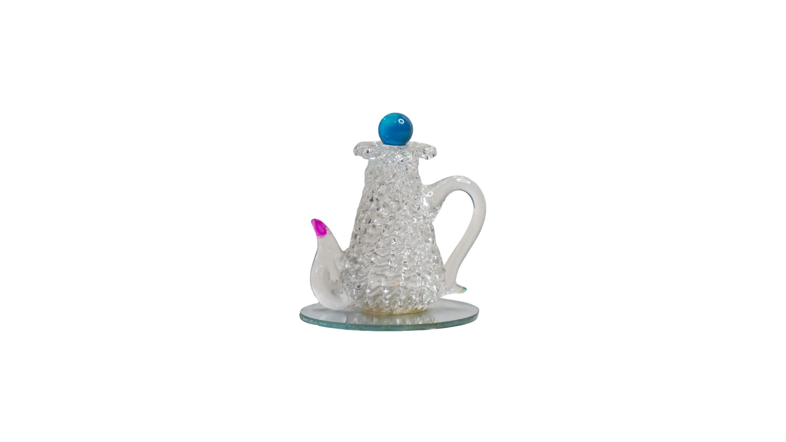 DSC08960 Spun Glass Teapot - Image 1