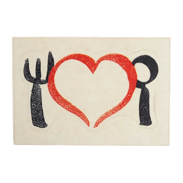 Hearts On The Table Panini Magic Sticker