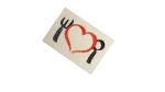 Hearts On The Table Panini Magic Sticker - Image 2