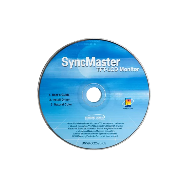 Samsung SyncMaster TFT-LCD Monitor CD