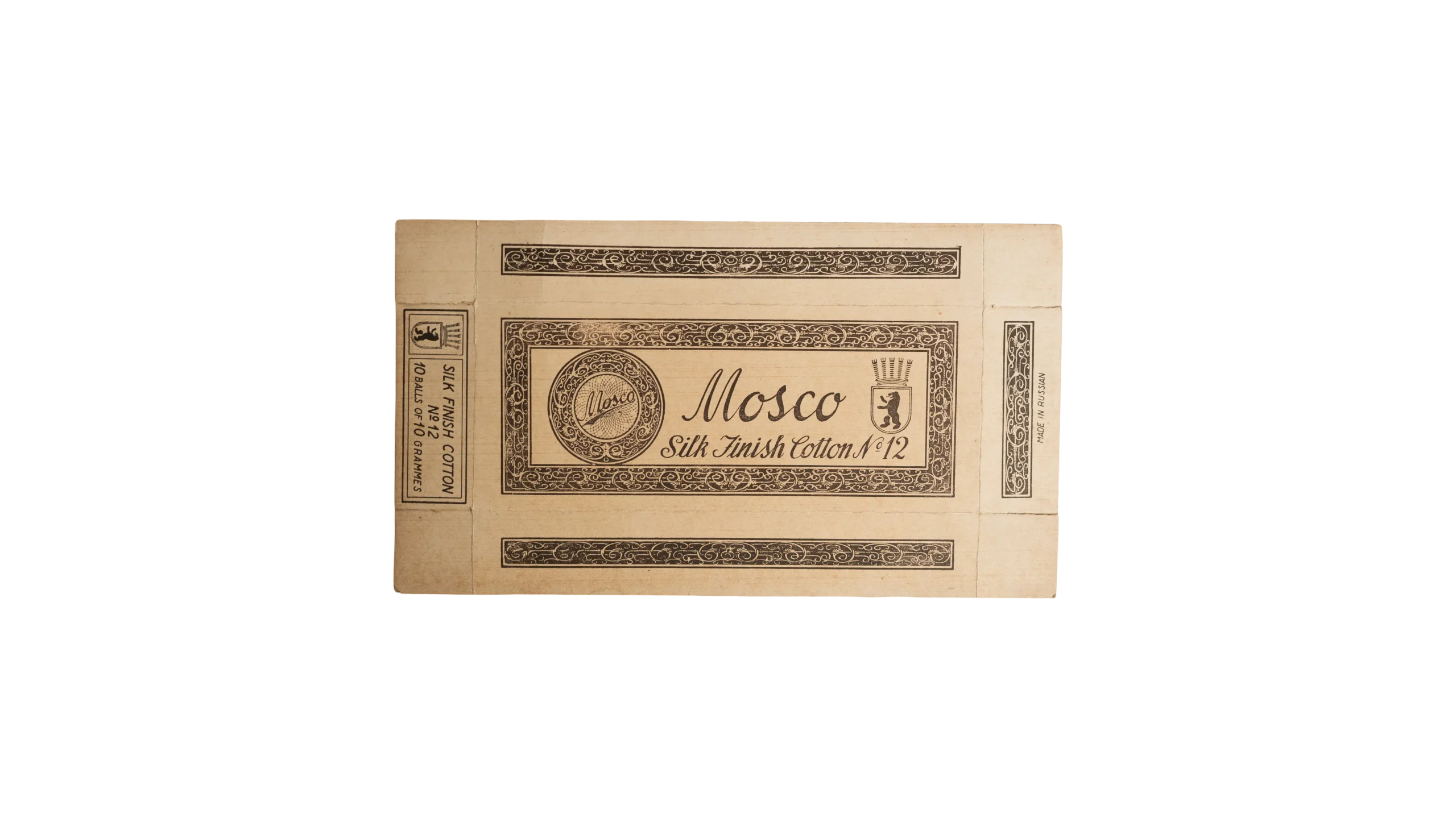 DSC02098 Mosco Silk Finish Cotton No. 12 Empty Thread Box - Image 1