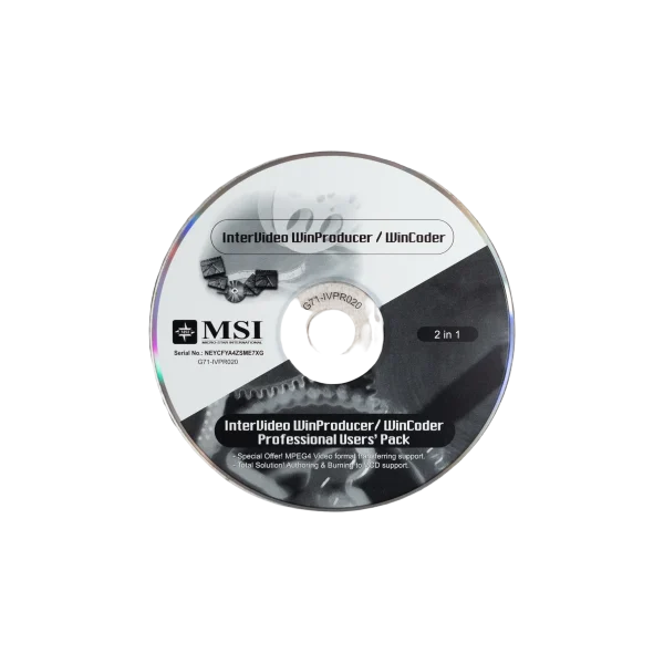 InterVideo WinProducer/WinCoder Professional Users' Pack CD