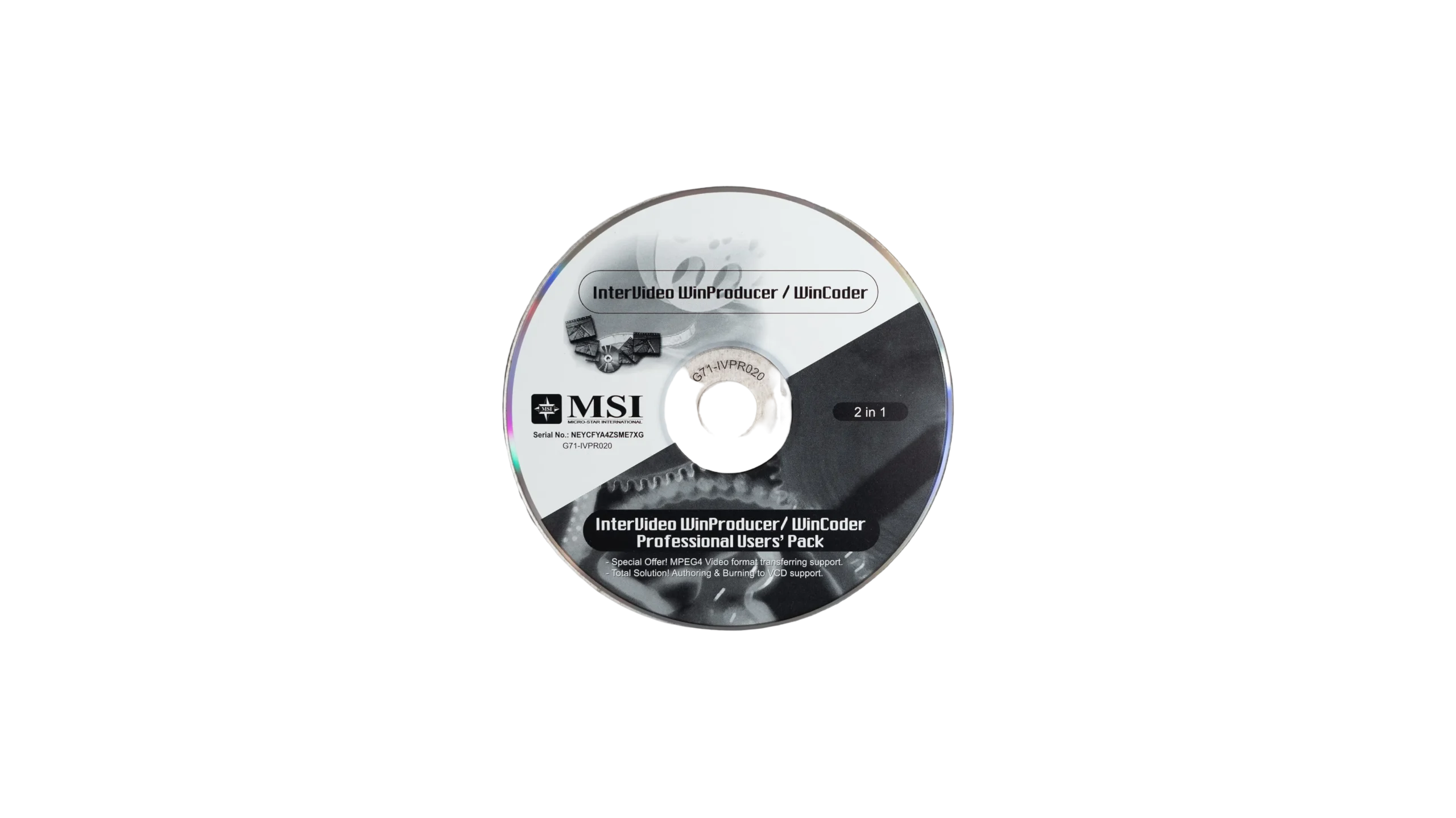 DSC02125 InterVideo WinProducer/WinCoder Professional Users' Pack CD - Image 1